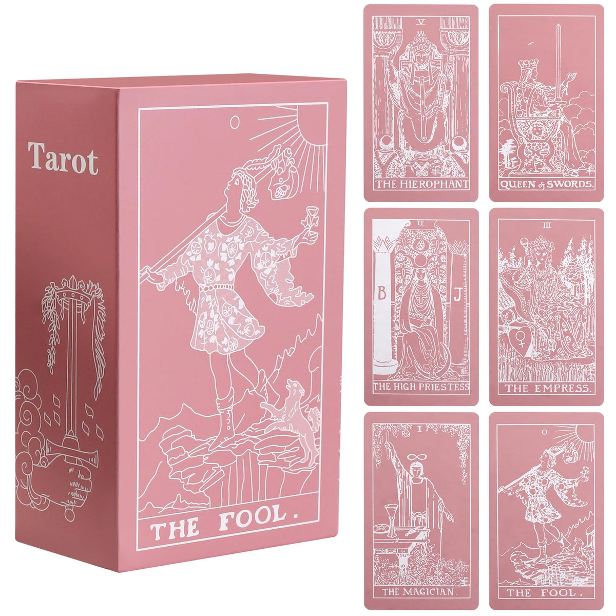 Erbacan Pink Beginner's Tarot Deck