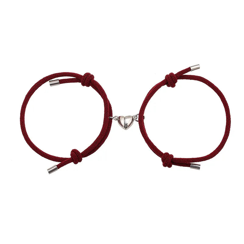 Magnetic Heart Couple Bracelets