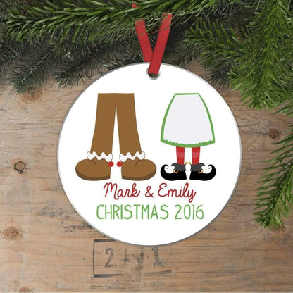 Couples Ornament - Custom Christmas Ornament - Couples Gift