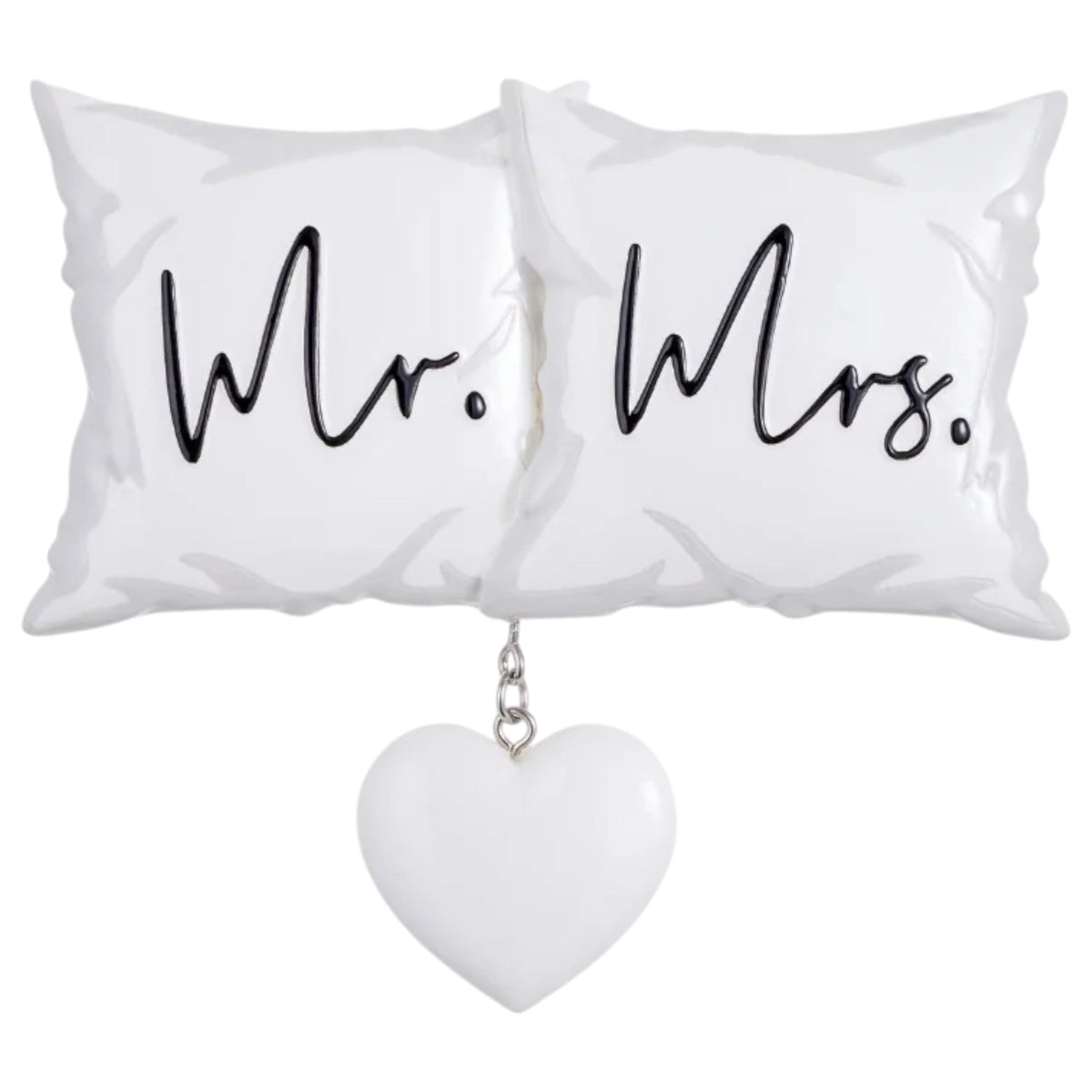Mr & Mrs Pillows Couples Ornament