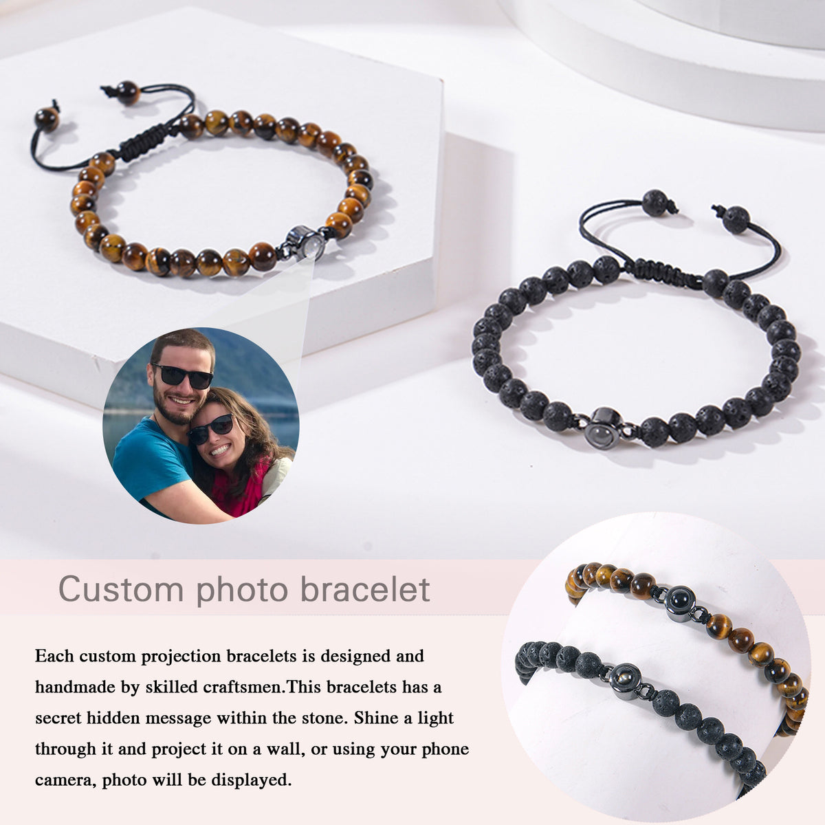 Custom Photo Projection Bracelet