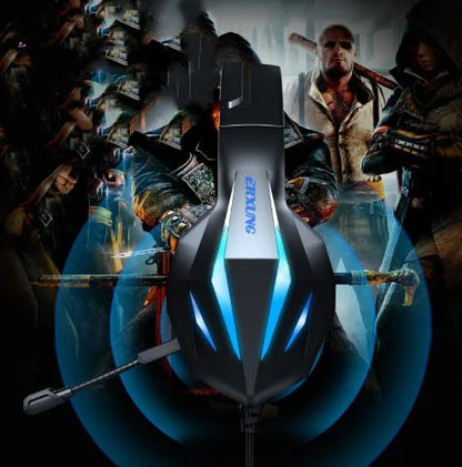 Glowing Gamer Wired Headset