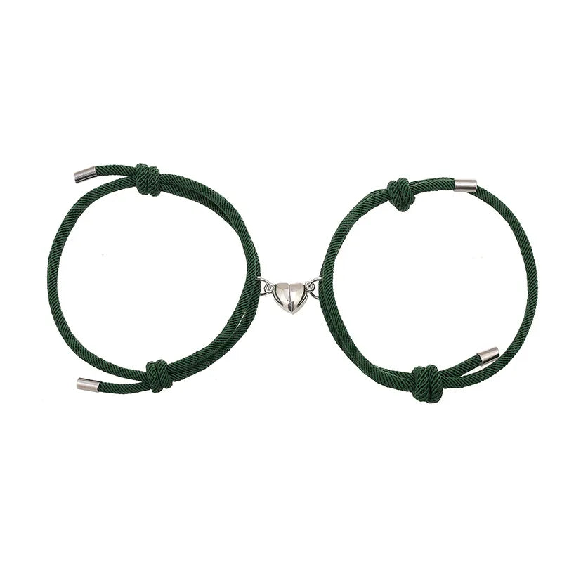 Magnetic Heart Couple Bracelets