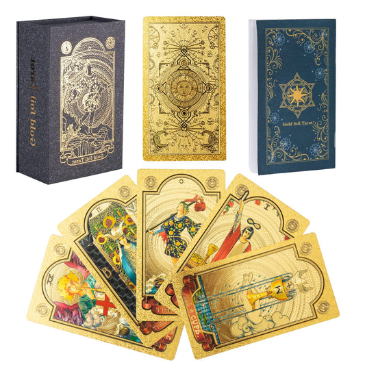 Gold Sun Holographic Tarot