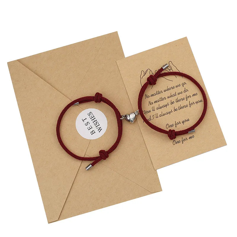 Magnetic Heart Couple Bracelets