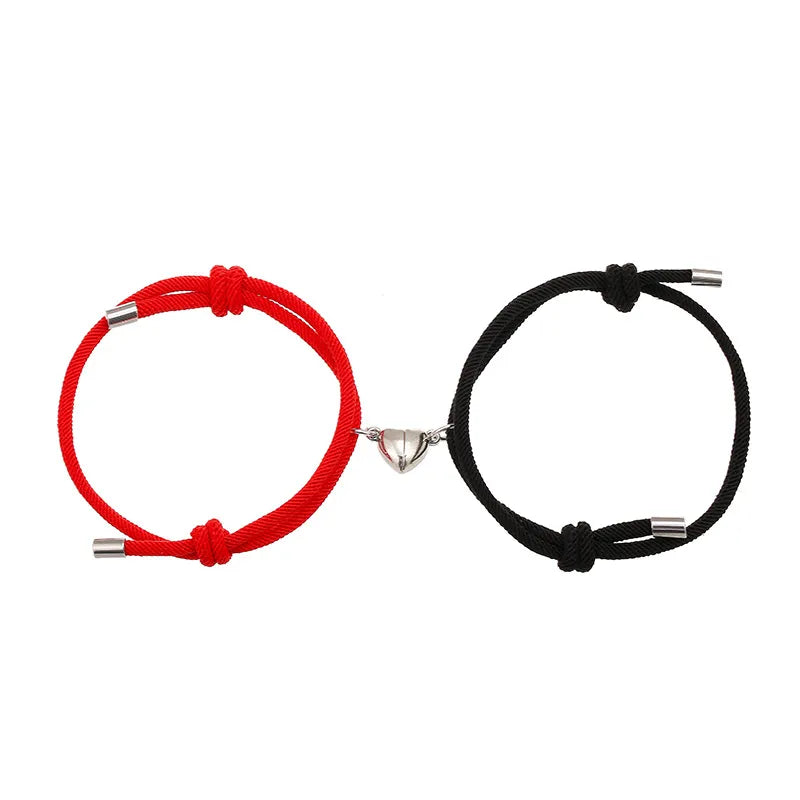 Magnetic Heart Couple Bracelets