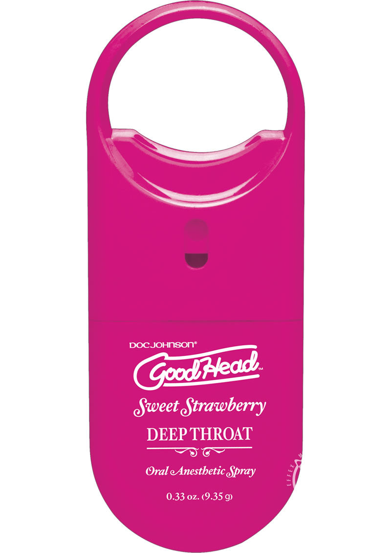 GoodHead Deep Throat To Go Oral Spray Sweet Strawberry