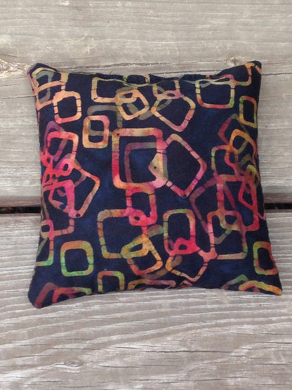 Geometric Singing Bowl Crystal Display Pillow