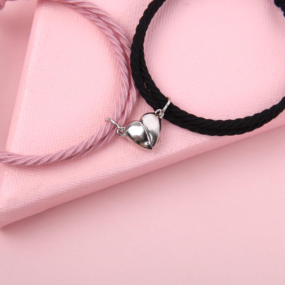 Magnetic Love Heart Attraction Couple Bracelets