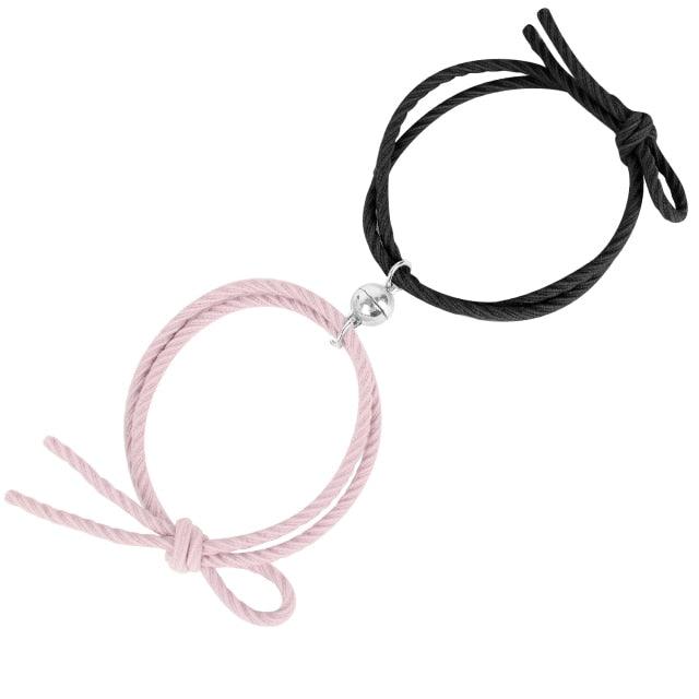 Magnetic Love Heart Attraction Couple Bracelets