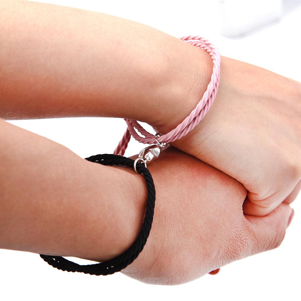 Magnetic Love Heart Attraction Couple Bracelets