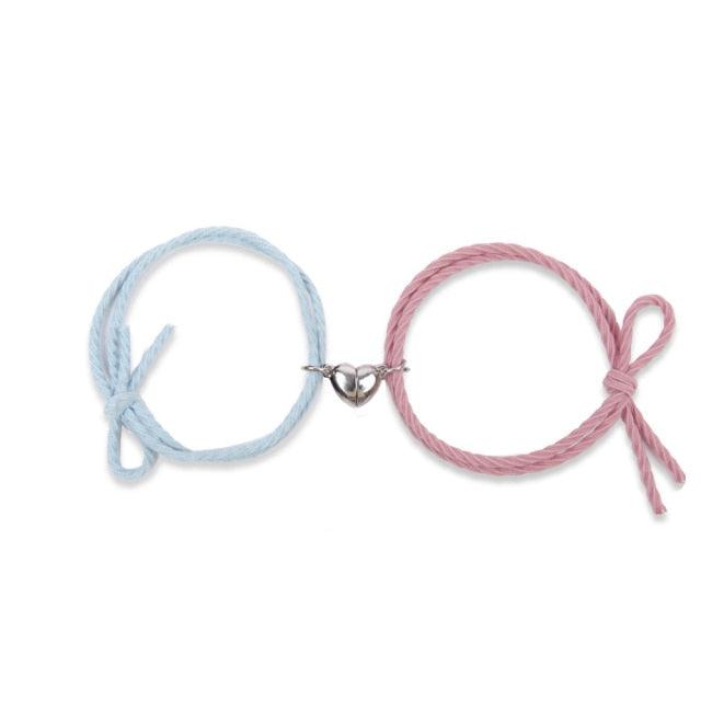 Magnetic Love Heart Attraction Couple Bracelets