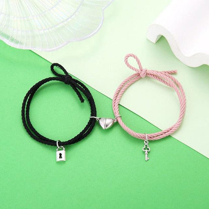 Magnetic Love Heart Attraction Couple Bracelets