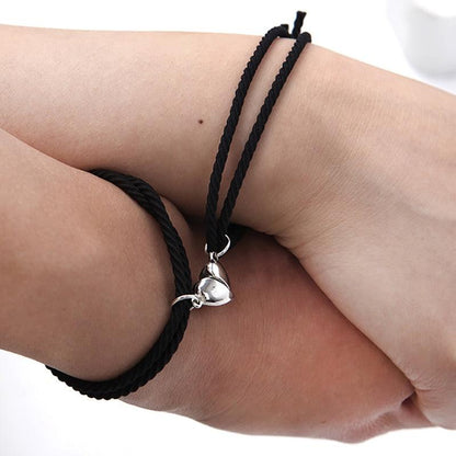 Magnetic Love Heart Attraction Couple Bracelets