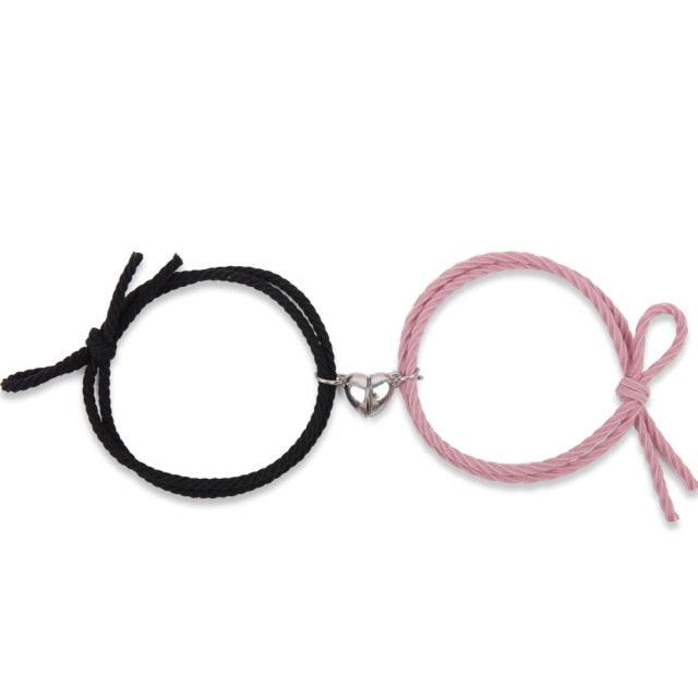Magnetic Love Heart Attraction Couple Bracelets