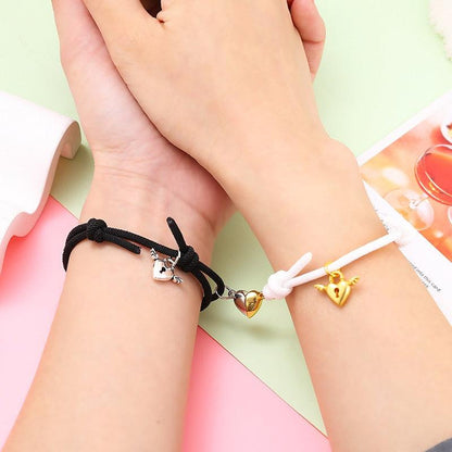 Magnetic Love Heart Attraction Couple Bracelets
