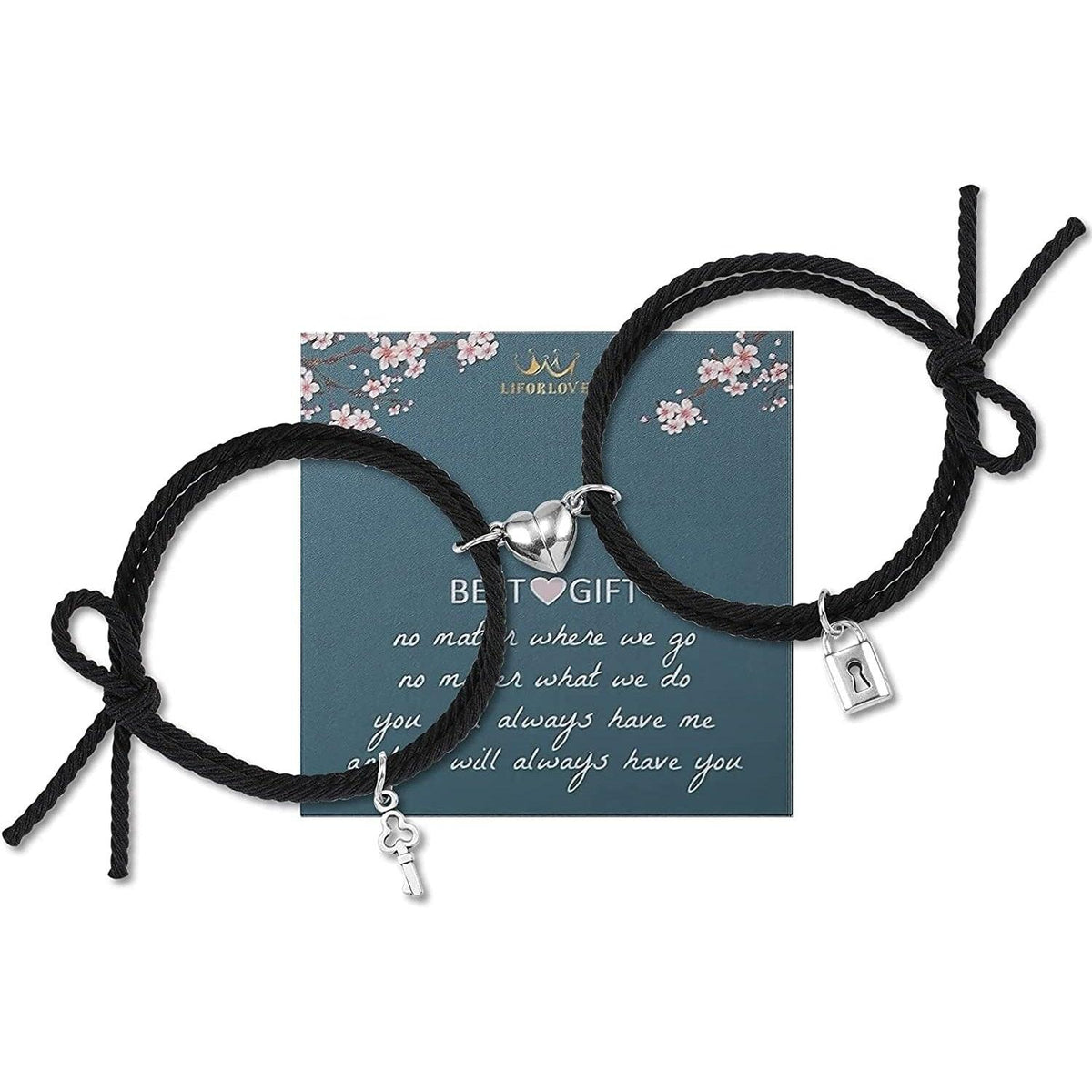 Magnetic Love Heart Attraction Couple Bracelets