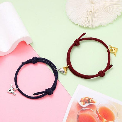 Magnetic Love Heart Attraction Couple Bracelets