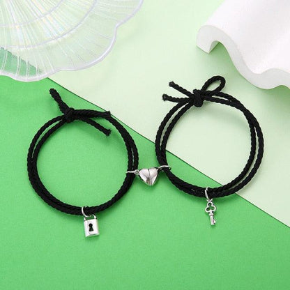 Magnetic Love Heart Attraction Couple Bracelets