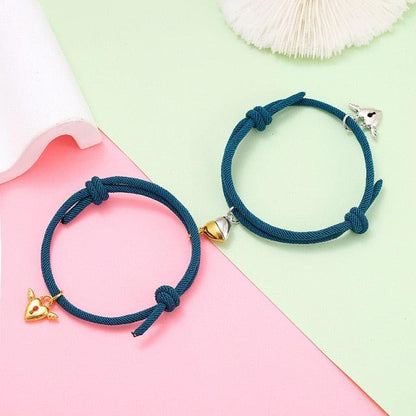 Magnetic Love Heart Attraction Couple Bracelets