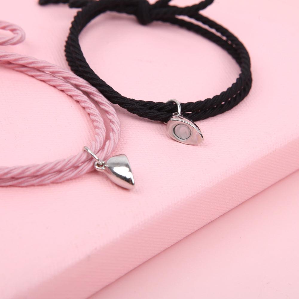 Magnetic Love Heart Attraction Couple Bracelets