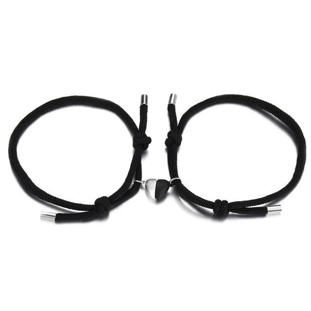 Magnetic Love Heart Attraction Couple Bracelets