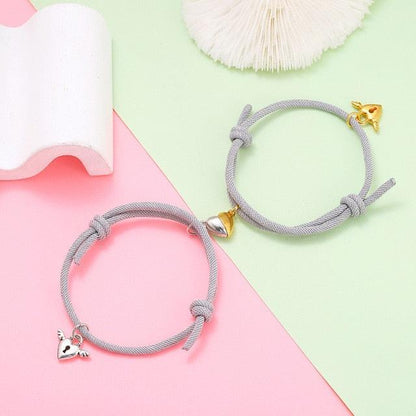 Magnetic Love Heart Attraction Couple Bracelets