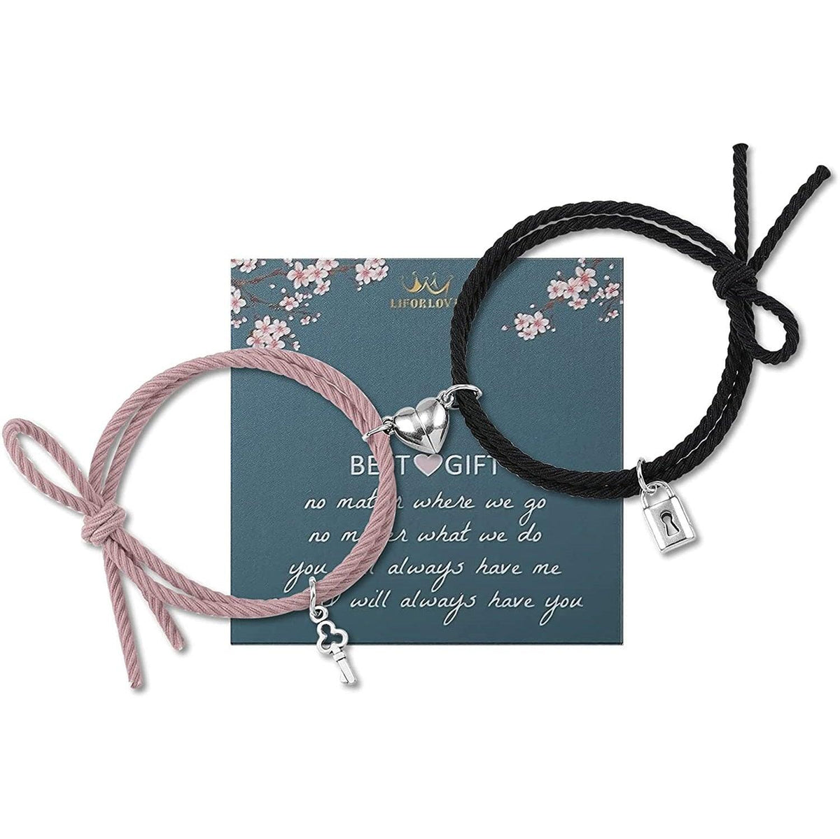 Magnetic Love Heart Attraction Couple Bracelets