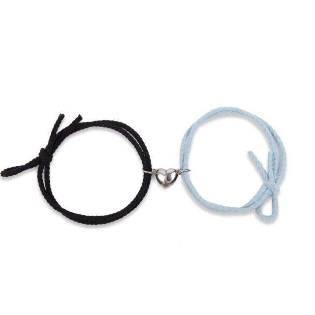 Magnetic Love Heart Attraction Couple Bracelets