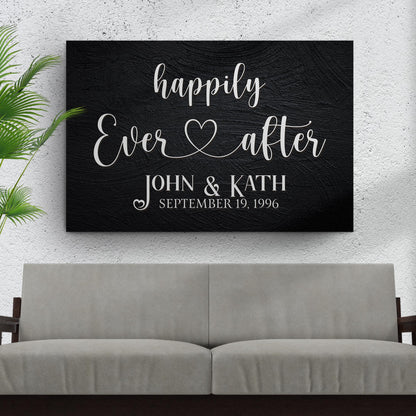 Happily Ever After Couple Sign VII