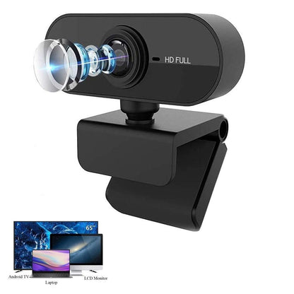 Webcam 1080P web camera with microphone Web USB Camera Full HD For PC computer Live Video Calling Work Conferencing Recording Gaming 3D Noise Reduction
