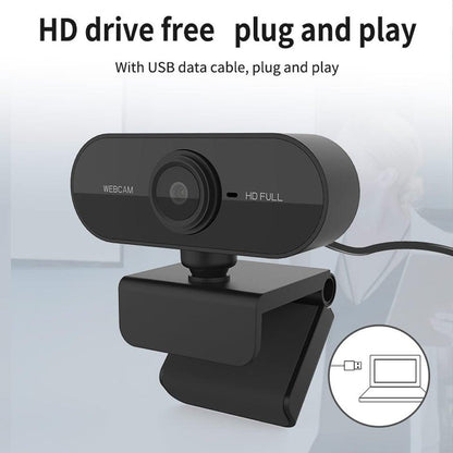 Webcam 1080P web camera with microphone Web USB Camera Full HD For PC computer Live Video Calling Work Conferencing Recording Gaming 3D Noise Reduction
